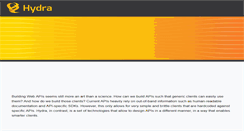 Desktop Screenshot of hydra-cg.com